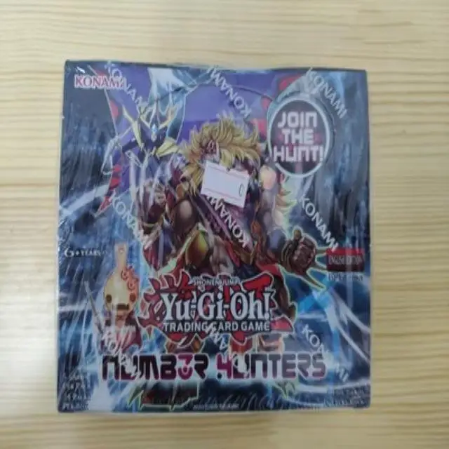 Yu Gi Oh Европейское издание tcg английское no. Сумка для охотников оригинальная коробка скидки полная флеш-карта классическая Карта для сбора карт - Цвет: Светло-серый