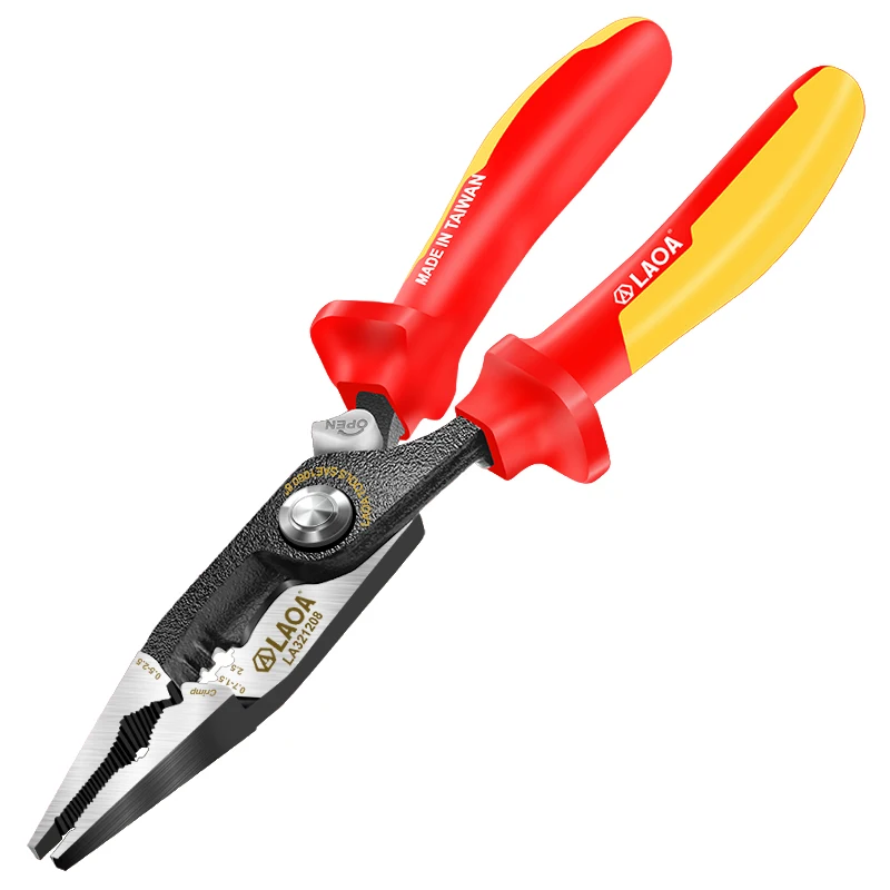 LAOA VDE Insulation Electrician Pliers Crimping Tools Nippers Cable Wire Stripper Long Nose | Инструменты
