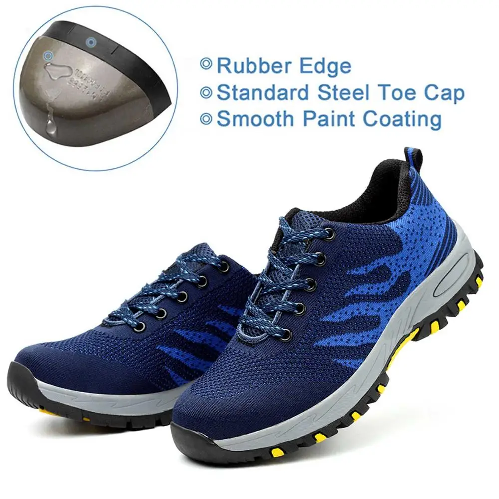 FREE SHIPPING SUADEEX Steel Toe Cap Work Shoes For Men Women Safety
