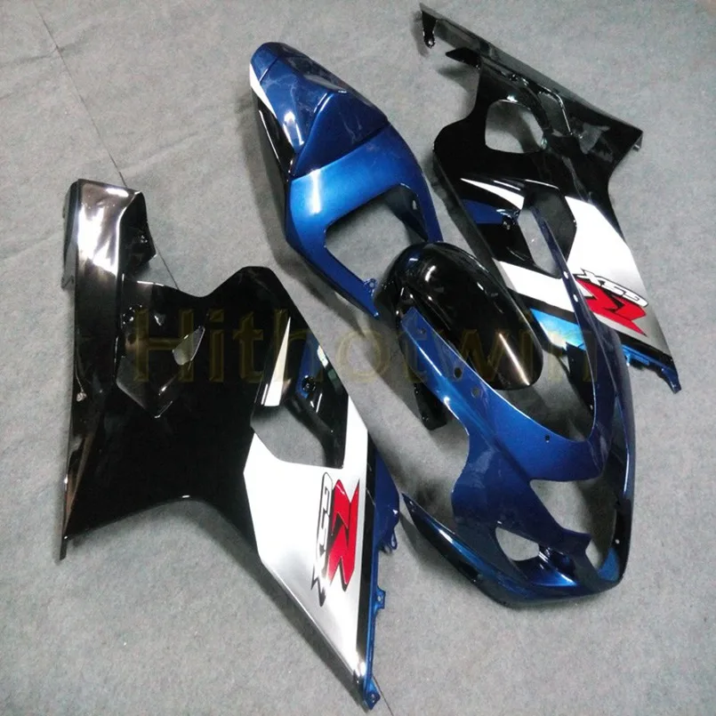 Пользовательский капот мотоцикла для GSX-R600750 2004-2005 K4 ABS Пластиковый обтекатель литьевой формы белый - Цвет: J