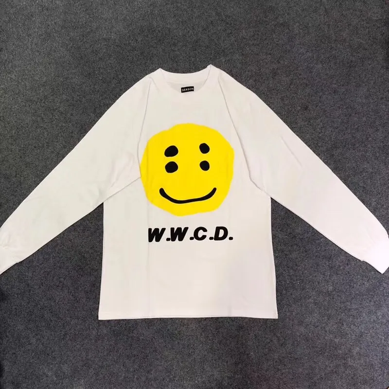 CPFM w. W. C. D длинная футболка мужская летняя стильная футболка s футболки хип-хоп Уличная Мужская хлопковая футболка - Цвет: 4