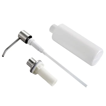 

Hand Wash With Bottle Stainless Steel Bathroom Durable Commercial Kitchen Sink Soap Dispenser Liquid Detergent Pump Lotion