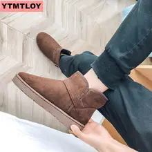 Женские ботинки; Водонепроницаемая зимняя обувь; женские зимние ботинки; Теплые Зимние ботильоны на платформе; Botas Mujer; коллекция года; большой размер 44