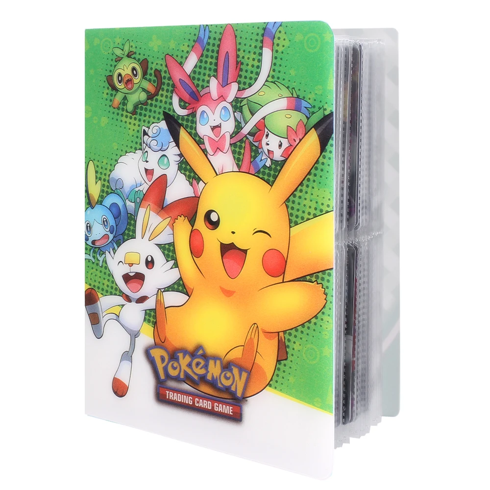 Álbum de libros de Pokemon, colección de tarjetas, tamaño de 80-240 Uds.