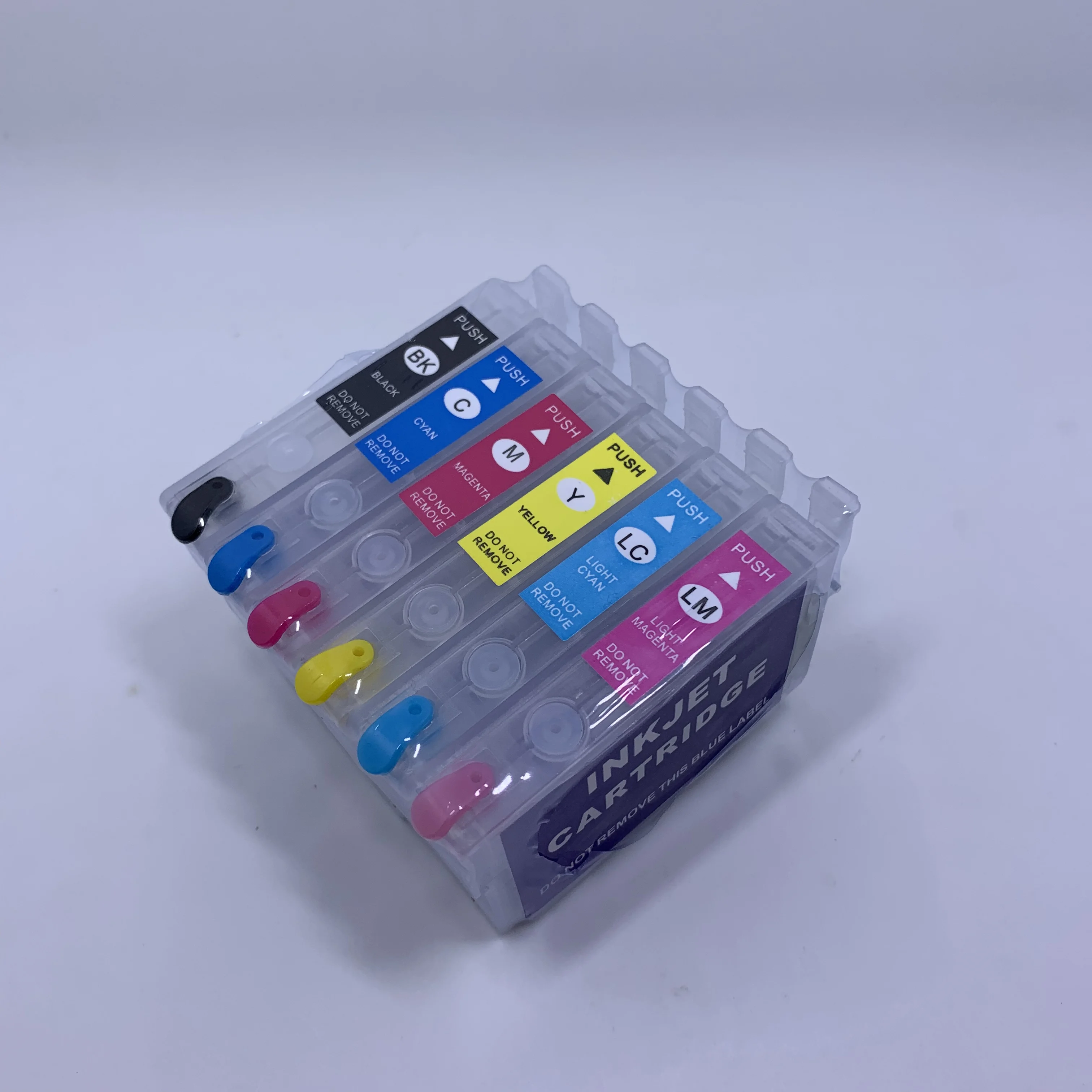YOTAT многоразовый чернильный картридж T0801 T0806 для Epson Stylus Photo R265 R360 R285 RX585 RX685 RX560 P50