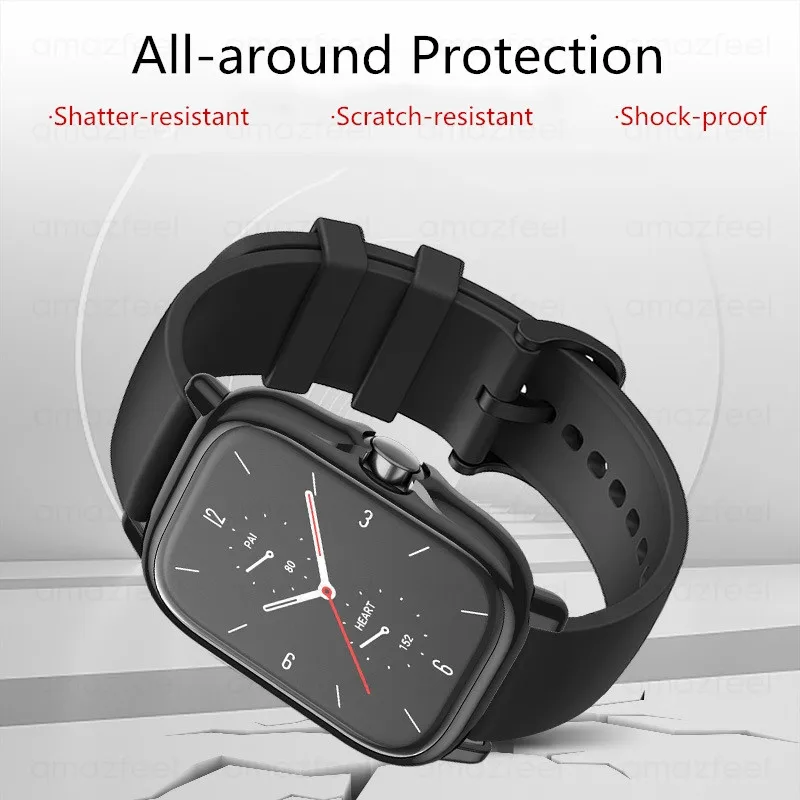 Protetor para Amazfit Protetor de Tela com Filme Protetores para Xiaomi Case Relógio Inteligente Tpu Cases Amazfit 50 Pçs Gts 2 - Image 5