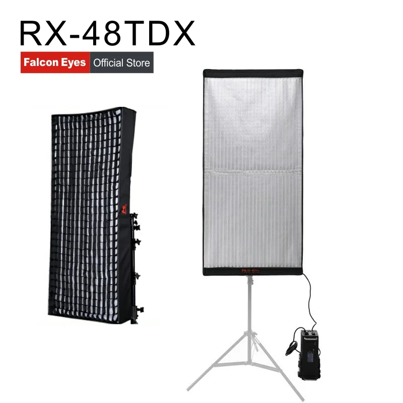 

Falcon Eyes 4x2ft 300W LED Fotografia Camera Flexible Light Waterproof Continuous For Dslr Video Lighting Studio RX-48TDX