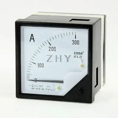 

Class 1.5 Accuracy AC 0-300 Square Dial Analog Panel Meter Ammeter