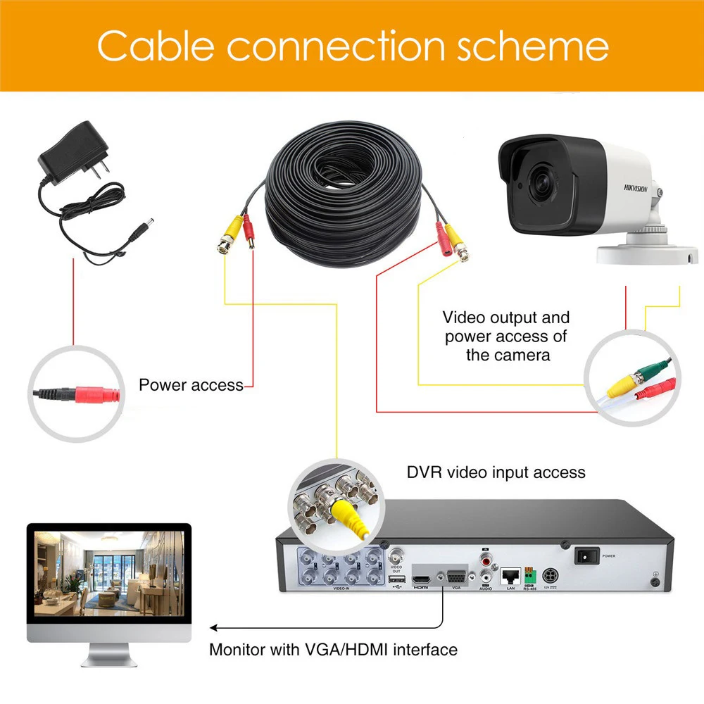 Network Hikvision 16Channels  DVR Video Surveillance with 14Pcs 5MP Camera  Night Vision CCTV Security System Kits