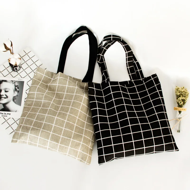 

women bag over the shoulder sac a main femme petit sac femme women's shoulder bags Women Linen Cotton Eco Reusable Shopping bag