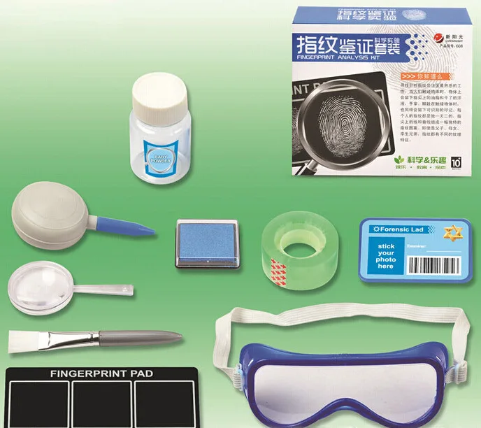 

Fingerprint Forensic Science Experiment Set Science And Technology Small Production Experimental Educational Toy Experimental De