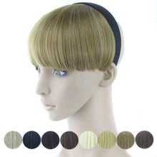 Soowee 8 цветов волос на клипсах синтетическая накладка с прической с заколкой для волос черный блонд тупой накладной заколка для волос шиньон для женщин