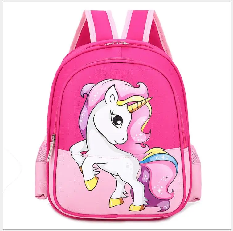 Mochilas для маленьких мальчиков и девочек, рюкзак с 3D рисунком единорога, милый детский рюкзак для детского сада, школьная сумка, рюкзак