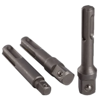 

5pcs Fit SDS Plus Hex Socket Driver Hammer Drill Bit Adapter Magnetic Bar Kit US