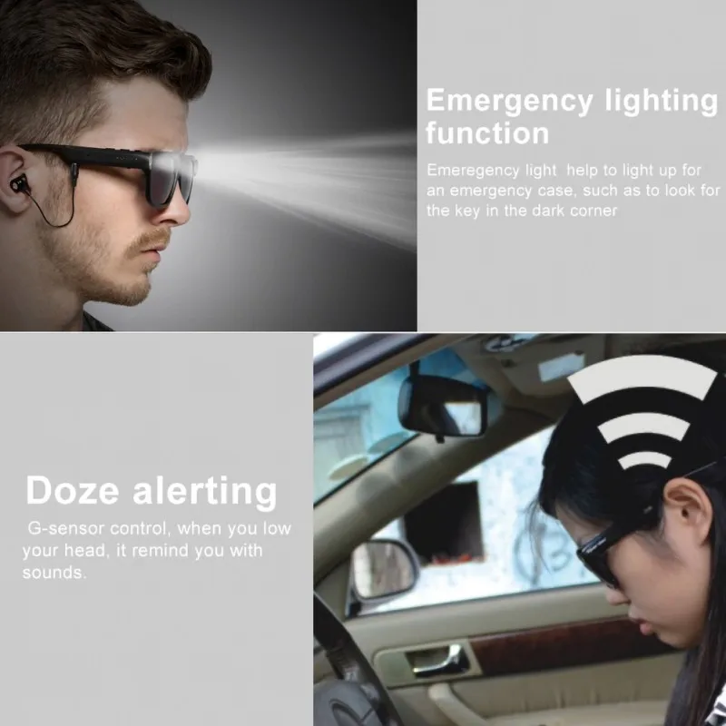 Bluetooth Смарт-очки Hands-Free Call 1080P камера видео gps навигация напоминание солнцезащитные очки