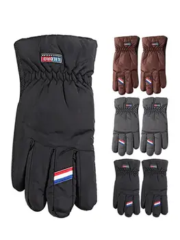 

Men's Gloves Winter Outdoor Thickened Fleece-lined Touch Screen Cycling Warm Waterproof Windproof Running Ski Gloves Breathable