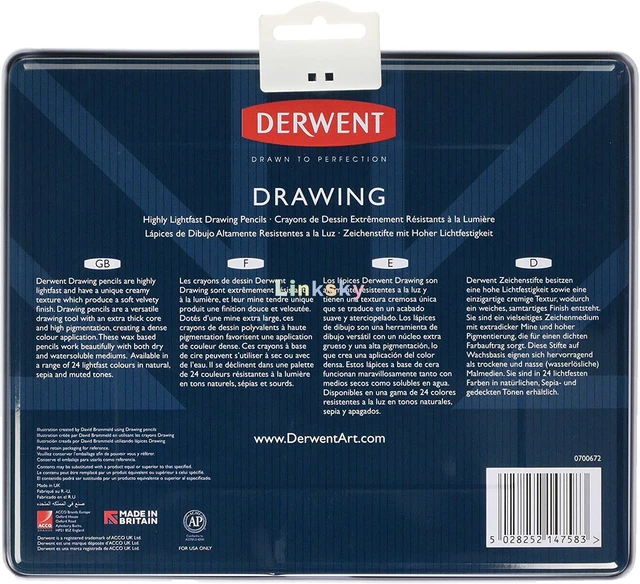 Derwent Drawing Pencil - Crag Geen 