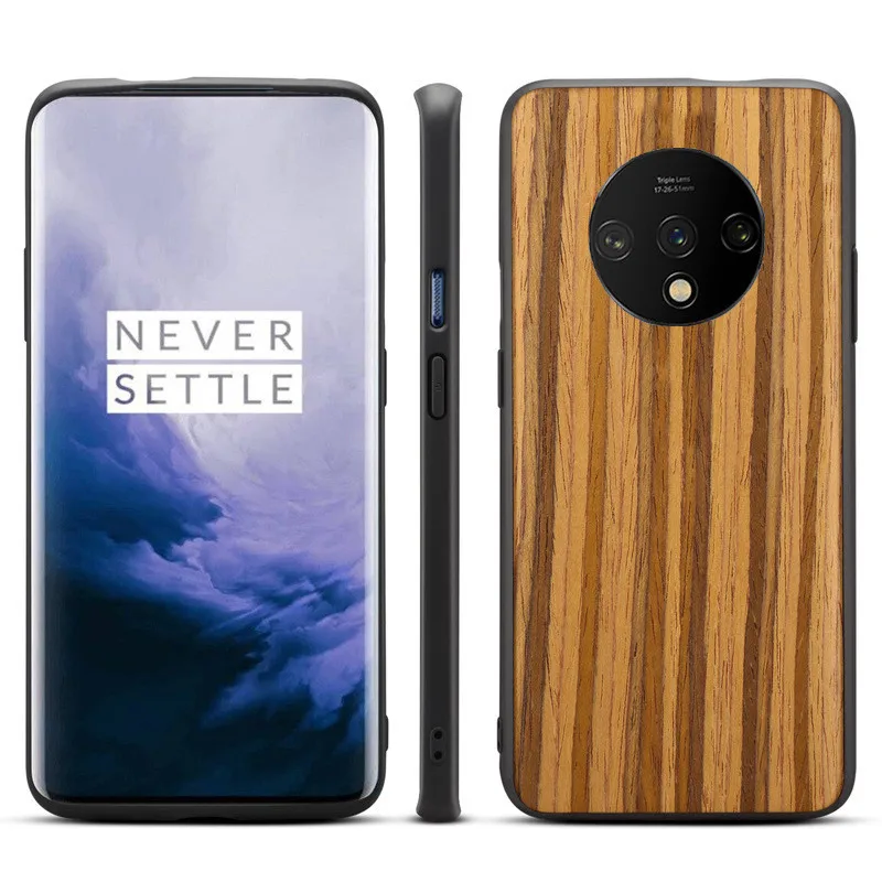 Чехол для oneplus 7t pro 6 T, защитный чехол из нейлона Karbon, бампер, задняя крышка one plus 6 6 t, бамбуковый чехол из палисандра, чехол s