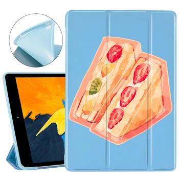 

iPad Case For iPad Pro 11 2020 Funda Cute Food Soft Silicone Back Coque Protective Cover iPad 7th Generation Case For Mini 1 2 3