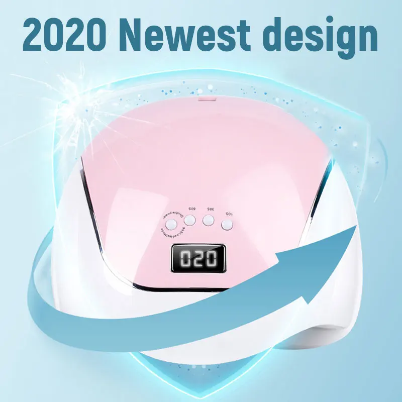

120W Nail Dryer Fast Curing Speed Gel Nail Lamp LED UV Lamp For Curing All Kinds of Gel Auto Sensing Lamp For Dry Manicure