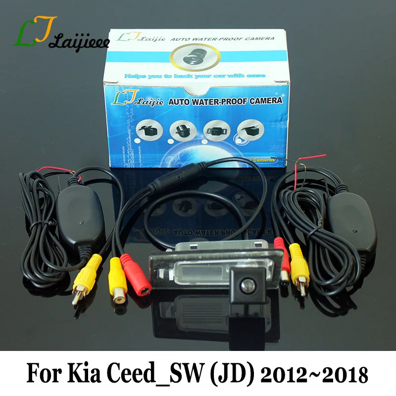 Камера заднего вида для Kia Ceed Sportswagon JD 2012 ~ 2018 / RCA AUX интерфейс HD ночное видение