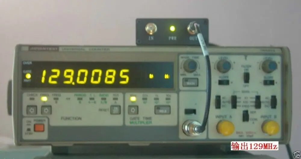 25MHz-6GHz 신호 발생기 신호 소스 스펙트럼 분석기 연결 가능, 추적 생성기 분 단계: 1K/1K/5K, 무료 배송