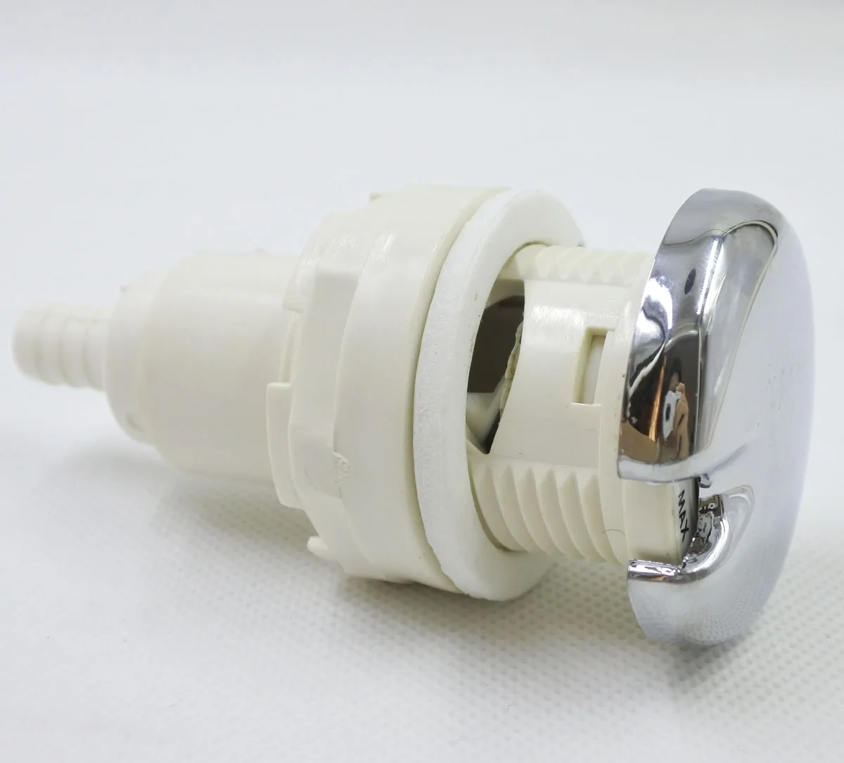 Plastic air control for massage bathtub On off push button switch Chrome plating