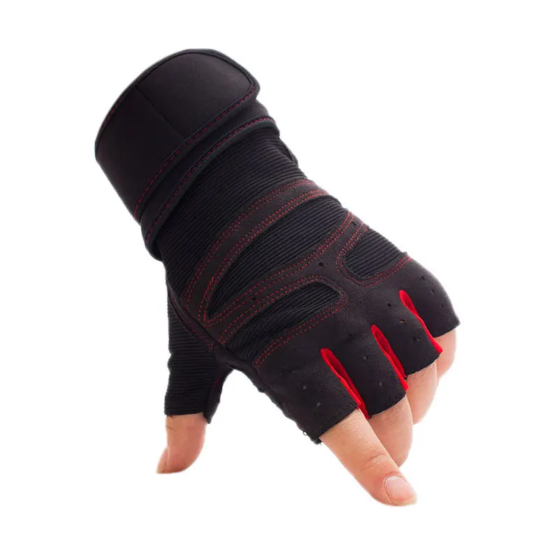 Gym Gloves Heavyweight Sports Exercise Weight Lifting Gloves Body Building Training Sport Fitness Gloves for Fiting Cycling