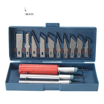 

13PCS/Set Engraving Knife Carving Tool Scalpel Knife DIY 3D Printer Parts for 3D Model Cutter Material Removal Tool