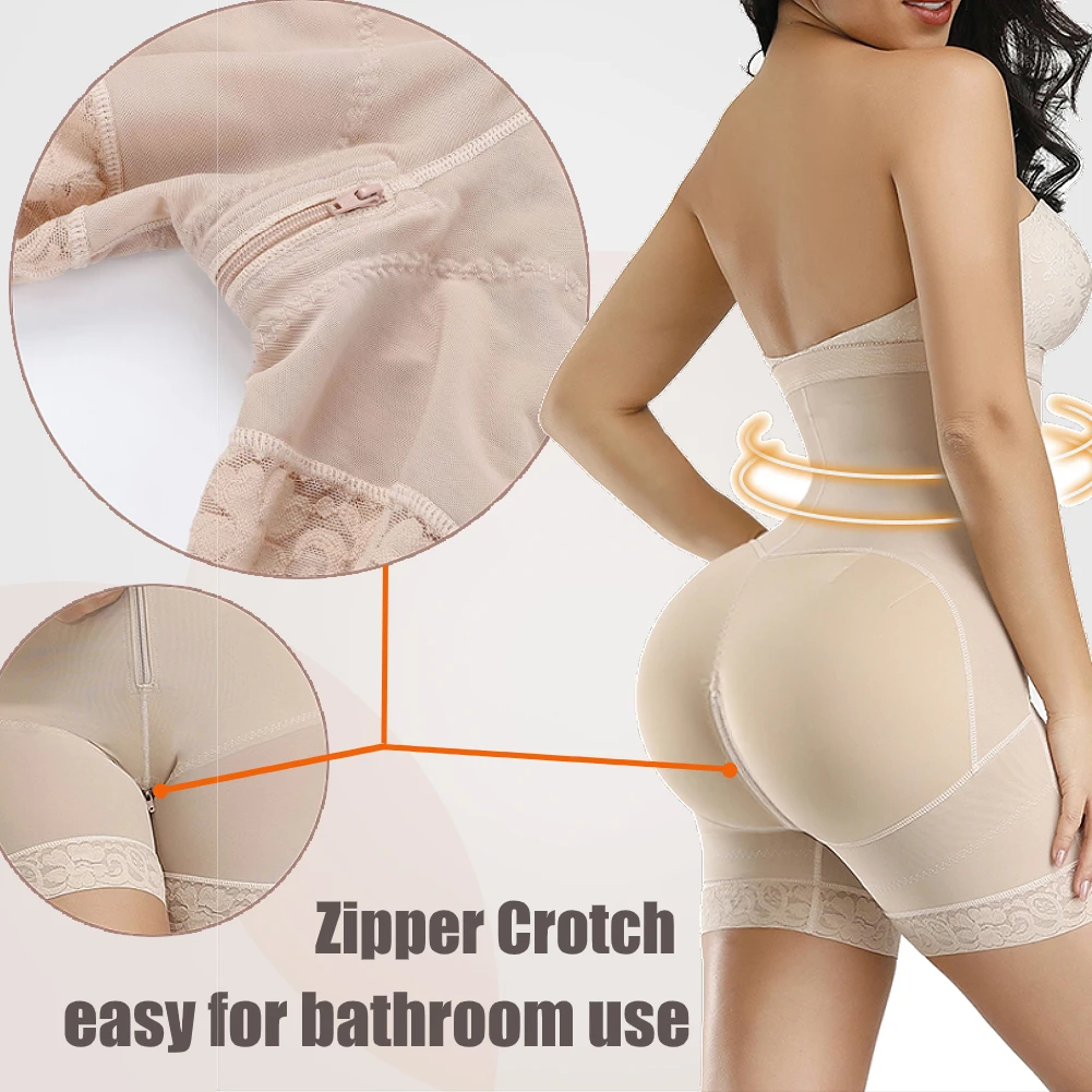 HEXIN Women Slimming Body Shaper Seamless Butt Lifter Bodysuits Push Up Shapewear Underwear Corset Fajas Colombianas Waist Train target shapewear