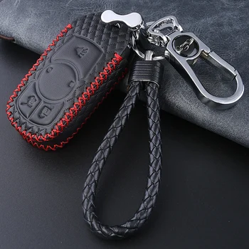 

For Buick OPEL/VAUXHALL For Astra J Corsa E Insignia Zafira C ENCORE ENVISION NEW LACROSSE Top Layer Leather car key case cover