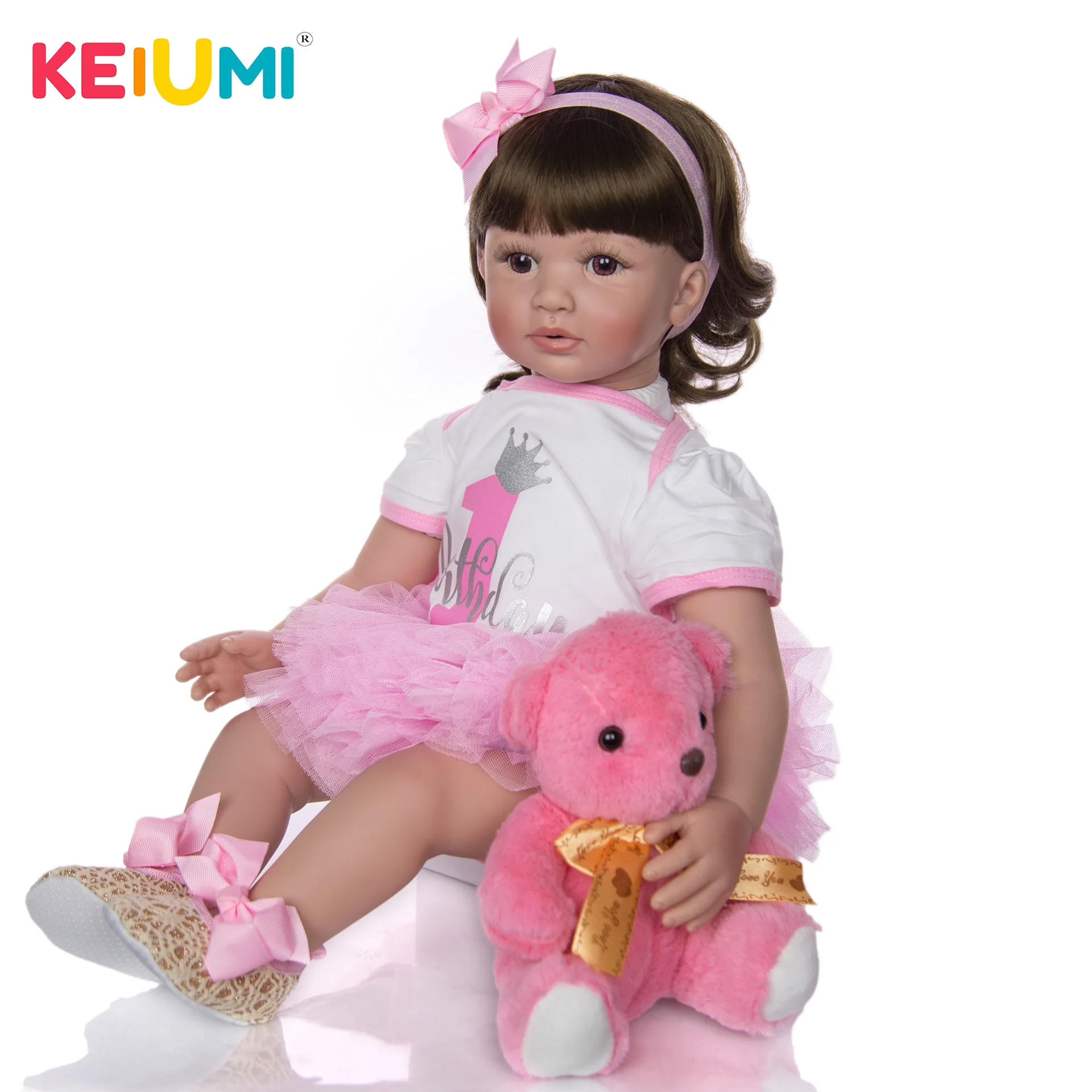 

Keiumi 24-Inch Reborn Baby Doll Reborn Baby Cloth Body Model Infant New Style