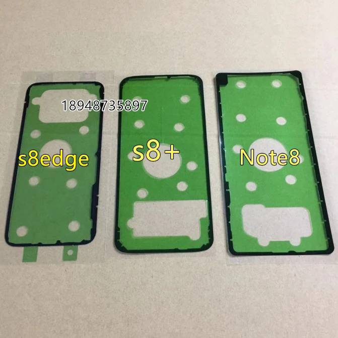 

For Samsung Galaxy S6 S7 Edge Plus S8 S9 Plus Note 5 8 9 Phone Housing Frame Back Glass Glue Adhesive Battery Cover Tape Sticker