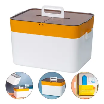 

1Pc Medicine Case First Aid Case Emergency Case Household Pill Box for Storage Home Medicine Family