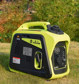 Small 1000w portable silent camping boating fishing external gasoline power inverter generator set