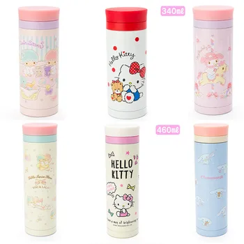 

Hello Kitty Melody PomPomPurin Thermos Cup Coffee Mug Thermos Bottle Children Student Cartoon Thermo Mug Cup Thermos Thermocup