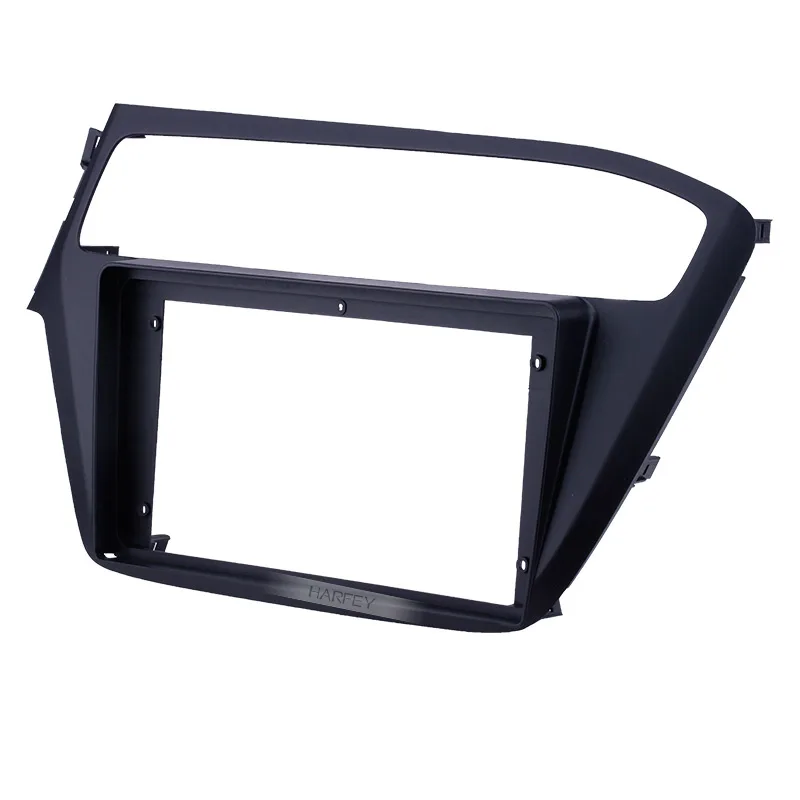 Harfey, 9 дюймов, панель фасции, установка, накладка, комплект для HYUNDAI i20 LHD OEM, стиль, без зазора, 2 din
