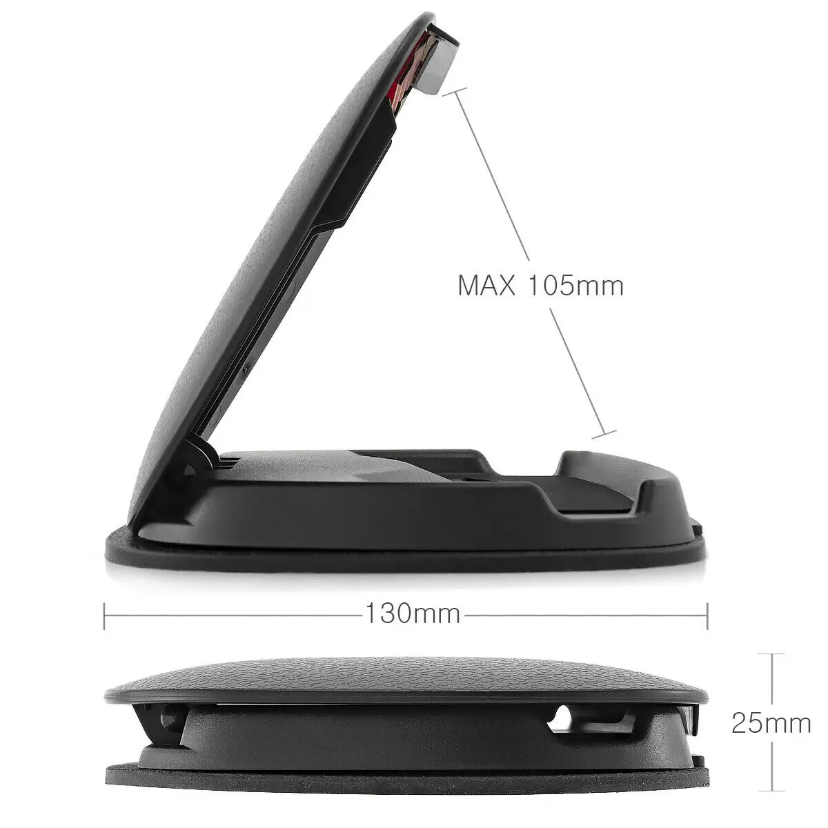 iphone charging stand Hàng Mới Về 1 Máy Tính Lớn Giá Đỡ Kẹp Trên Xe Đa Năng Bảng Điều Khiển Trên Ô Tô Gắn Giá Đỡ 135X100X15Mm Cho Tế Bào I-Điện Thoại mobile stand for home