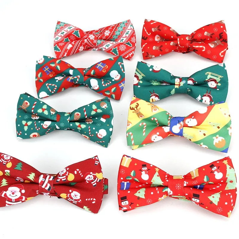 ChristmasBowtieforMenWomenSnowmenChristmasTreeBowknotPre
