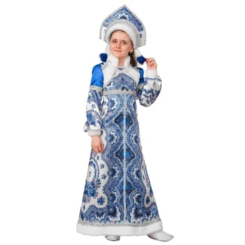 

Carnival costume "Snow Maiden Barbara", dress, headdress, r. 38, height 146 cm