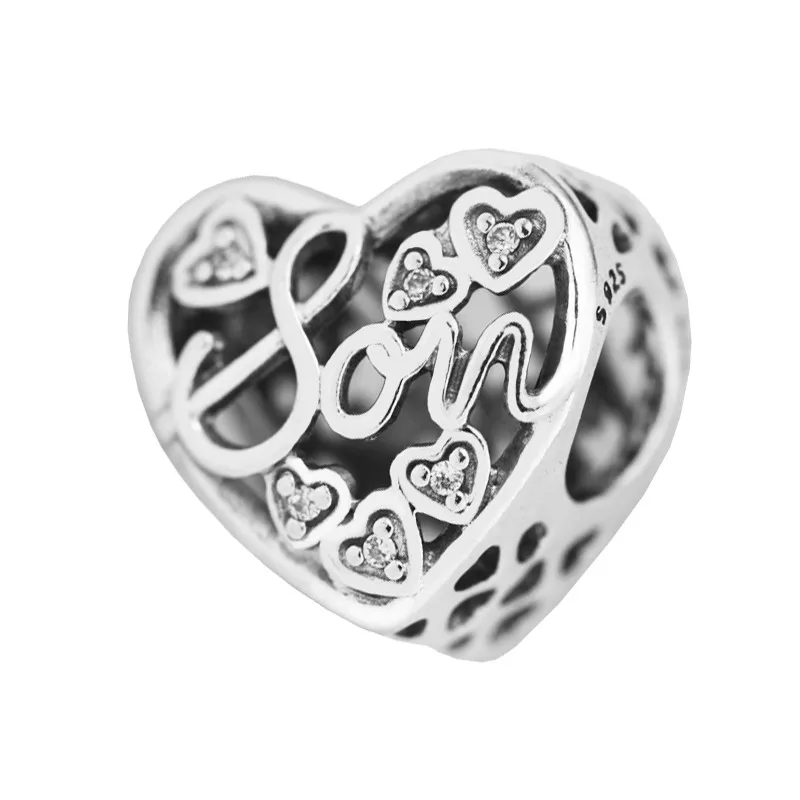 925 Sterling Silver Beads Fit Moments 