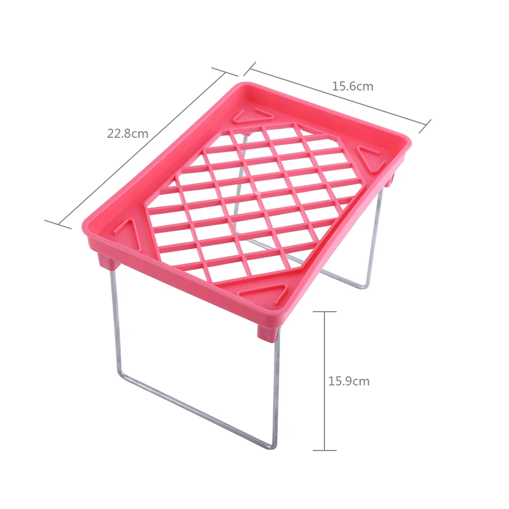 Кухня Ванная комната шкаф полка для хранения Stackable шкаф стоящая Складная стойка разное Органайзер пространство-спасательные стойки