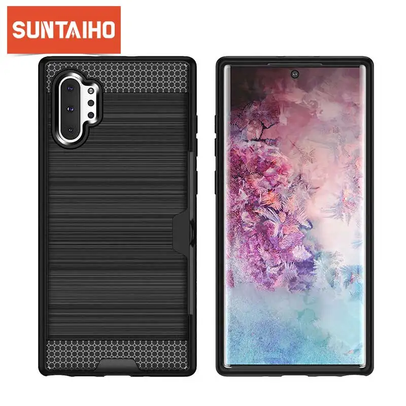 Прочный мягкий силиконовый защитный чехол для телефона Samsung Note 10 Pro S10 Lite S9 S8 Plus S7 A7