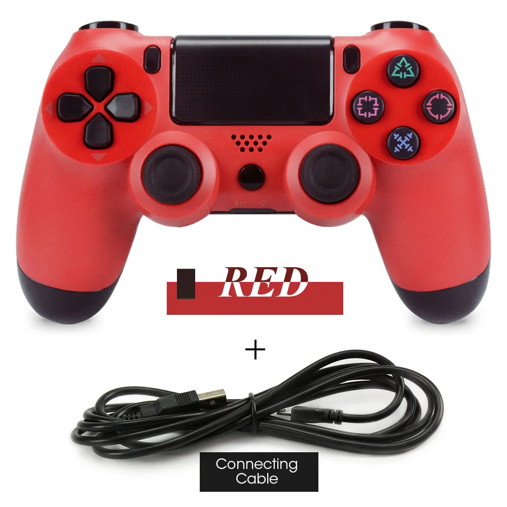USB проводной джойстик для PS4 контроллер подходит для playstation 4 консоль для Dualshock 4 геймпад для PS3 консоль - Цвет: Wired Red