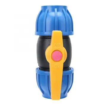 

Water Pipe Ball Valve Fittings PE Ball Valve Quick Connection Valve Agriculture Tools Connector 40mm