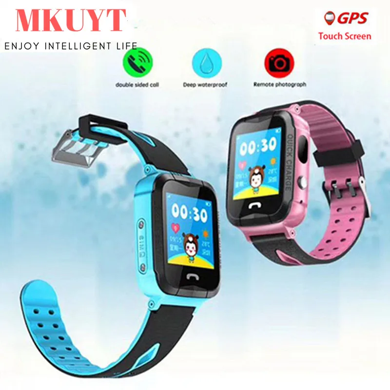 MKUYT V6G gps телефон позиционирование дети Смарт часы SOS дети Безопасный с слотом для sim-карты СВЕТОДИОДНЫЙ Фонарик PK Q90 Q80 Q750 Q50