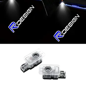 

2PCS LED Car Door Warning Lights car interior lamp accesories For Volvo S80 S60 S80L S60L XC90 V60 V40 XC60 Projector Laser Lamp