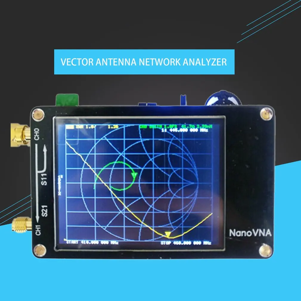 Small And Portable Nanovna Antenna Analyzer Vector Network Analyzer Short Wave Mf Hf Vhf PC Control Software Small And Portable Nanovna Antenna Analyzer Vector Network Analyzer Short Wave Mf Hf Vhf PC Control Software