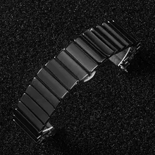 Ремешок для часов, кнопочный, скрытая застежка, керамический браслет, ремешок для наручных часов, сменный ремешок для Apple Smartwatch 2-го поколения