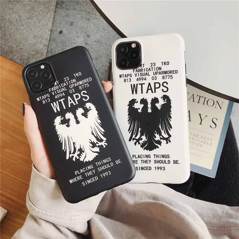 Роскошный японский брендовый телефонный чехол Wtaps eagle Для Apple iPhone 7 8 6 S Plus 11 Pro X XS Max